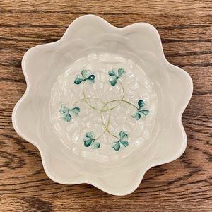 Belleek Porcelain Shamrock Kinsale Dish 11th Mark 2001-2007